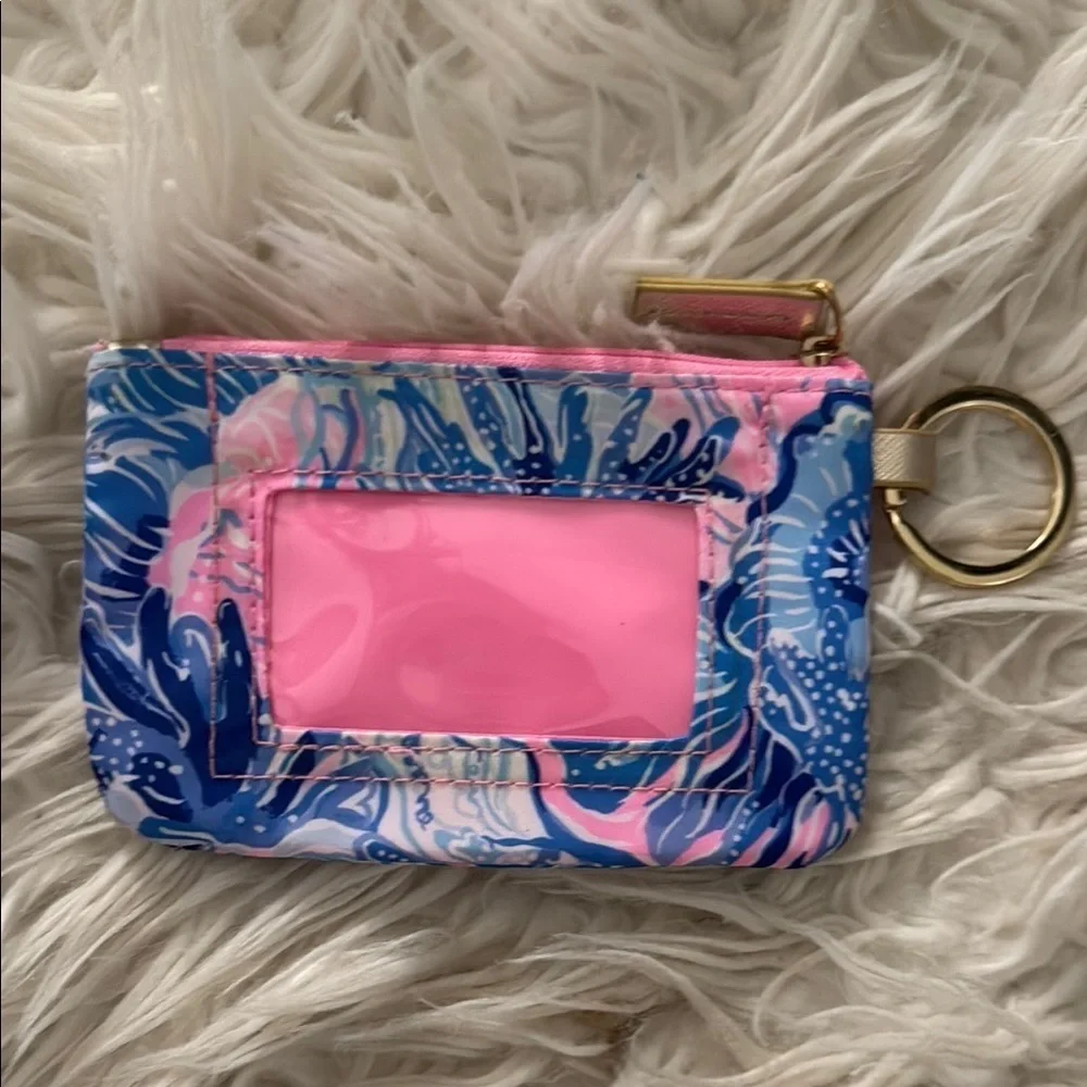Colorful Floral Lily Pulitzer ID Card Holder